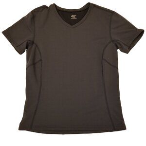 MEC Women T-Shirt Base Layer Short Sleeve Top V-Neck Warm Shirt Medium